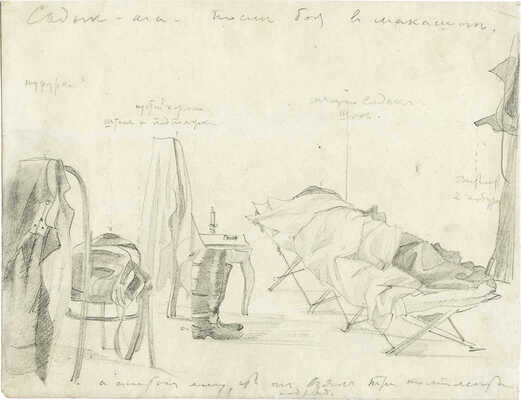 Сологуб Леонид Романович. Лот из трех рисунков: